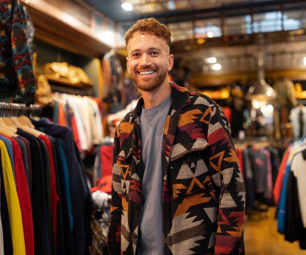 Vendeur de vêtements de sport