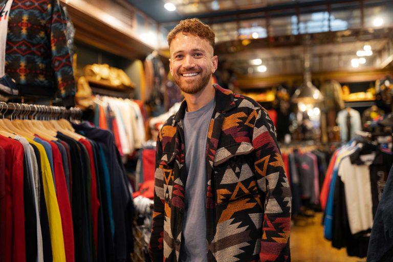 Vendeur de vêtements de sport